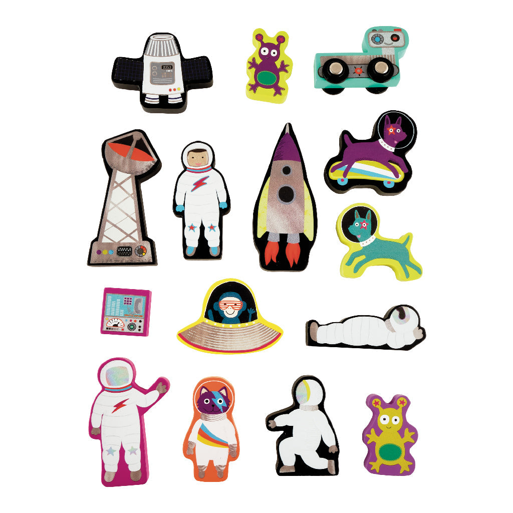 Lekset i trä- Rymden