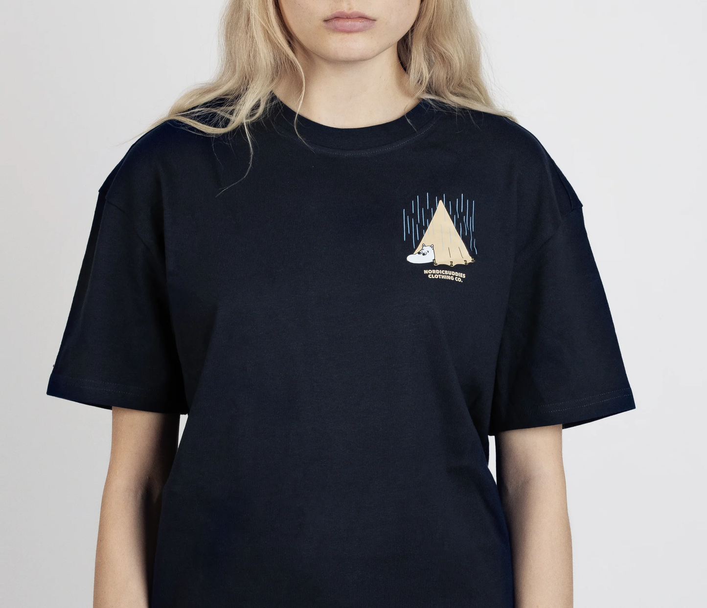 Mumin Adventure T-Shirt Unisex - Marinblå