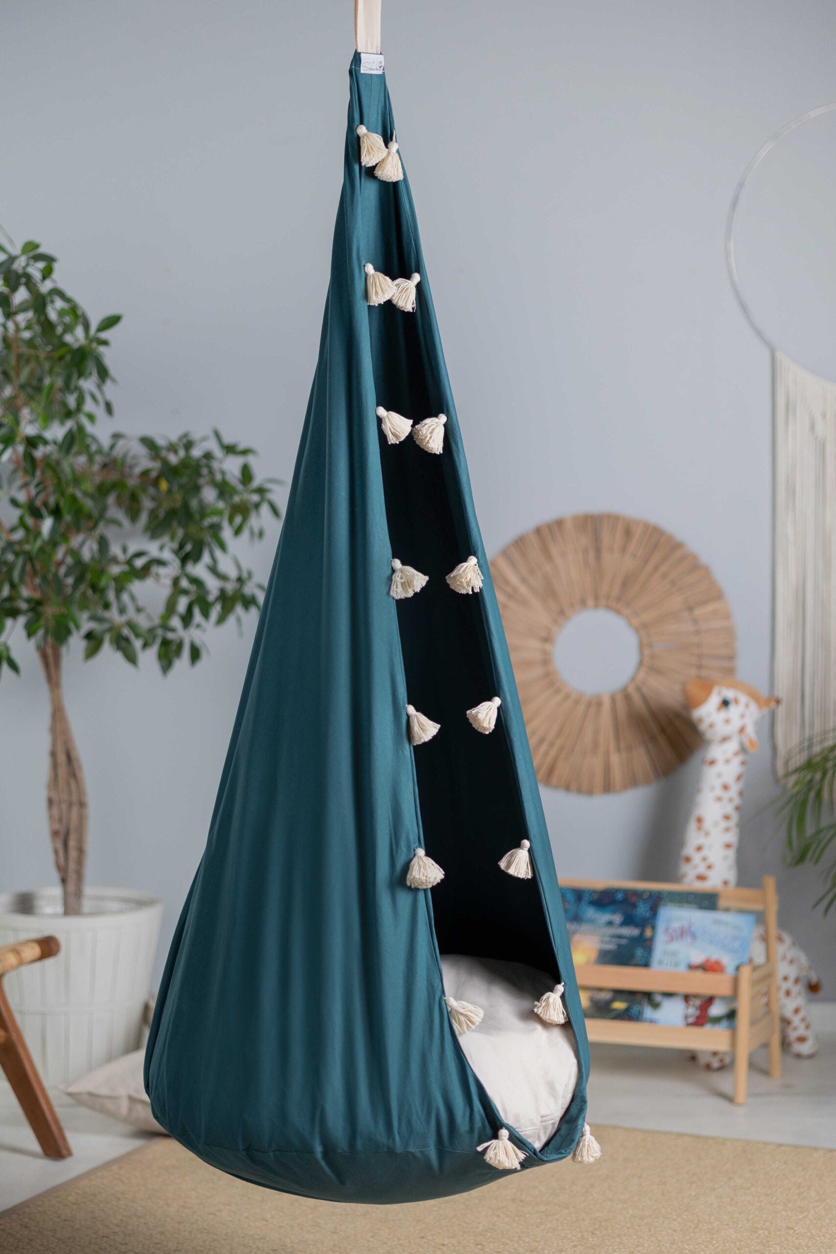 Cocoon Hammock "Emerald Tassel"