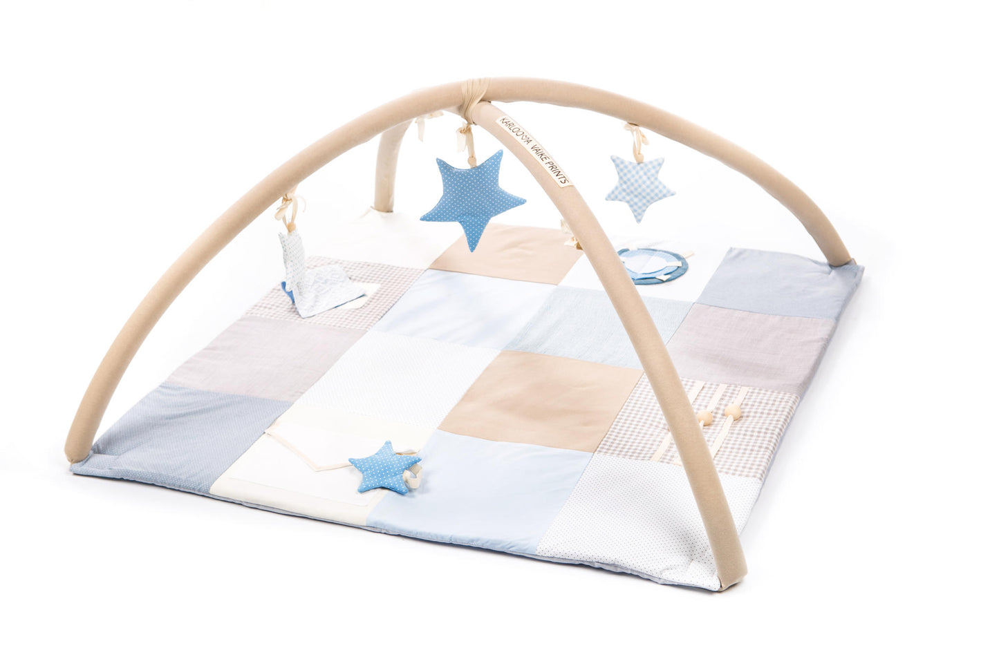 Litet babygym, 100x100 cm - Blå