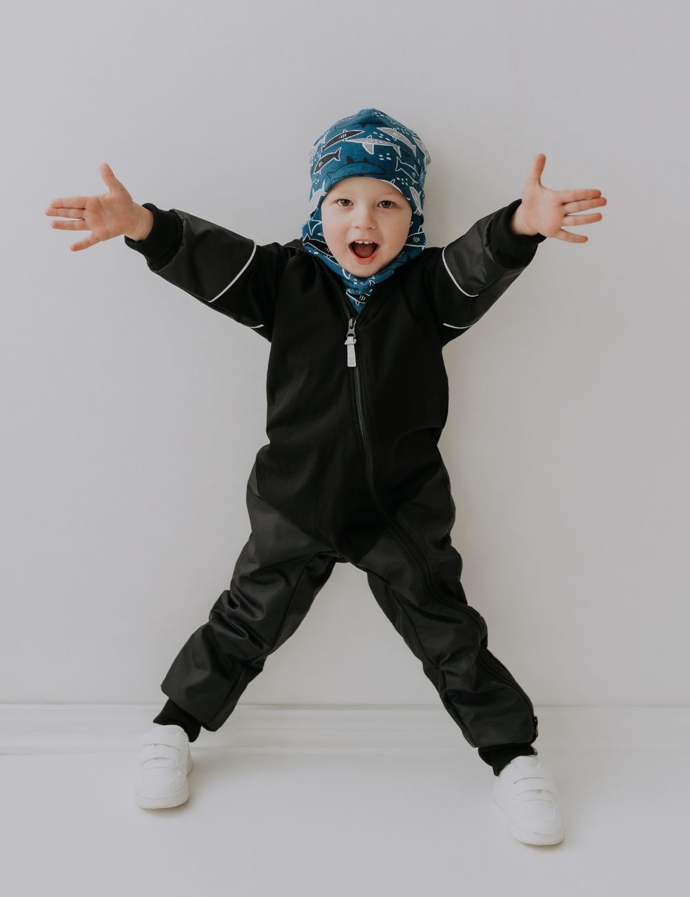 Outdoors Jumpsuit for Kids with Waterproof Details ELON