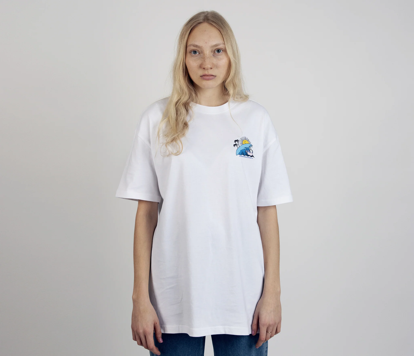 Hattifinattarnas Surf Trip T-Shirt Unisex - Vit