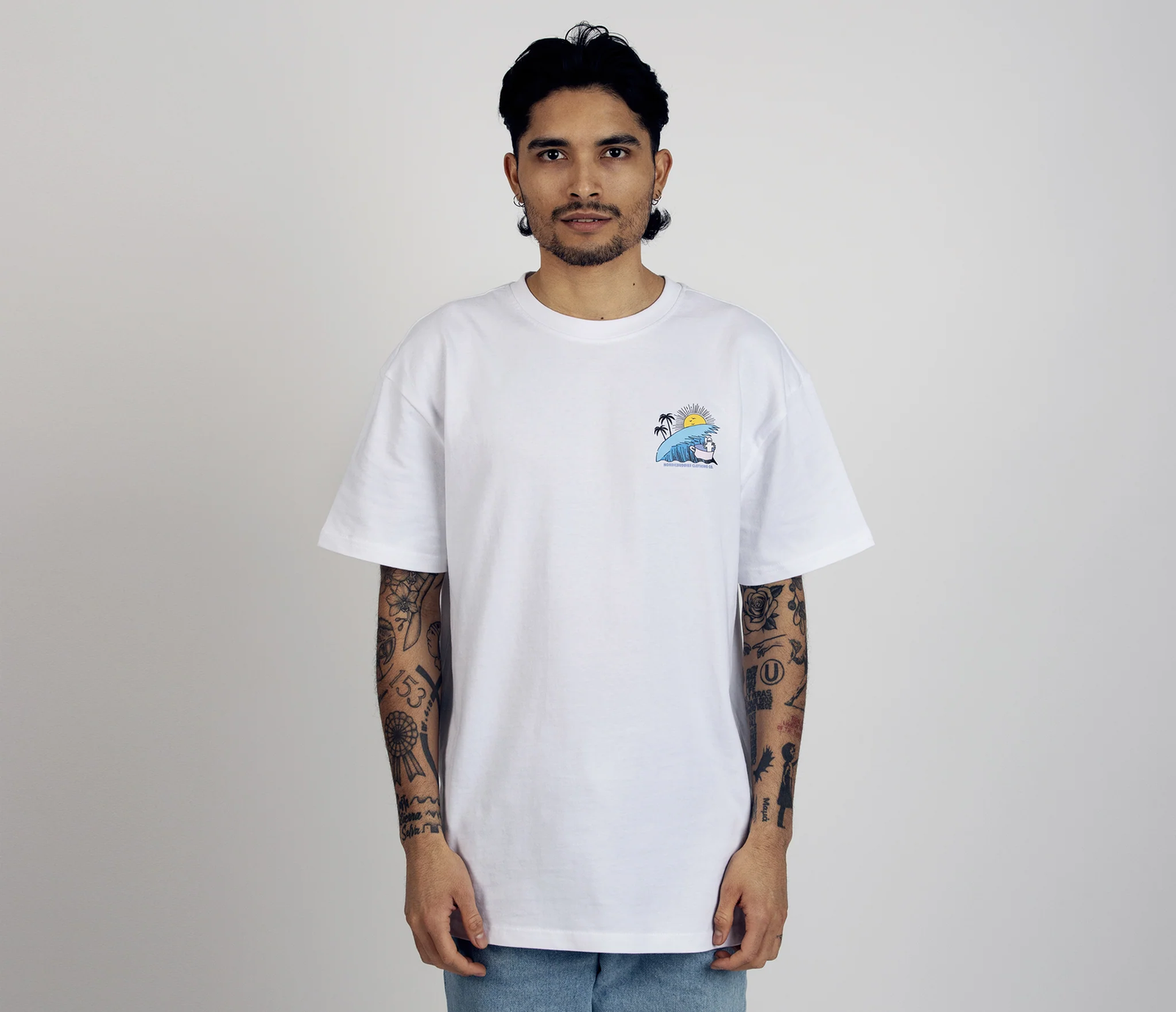 Hattifinattarnas Surf Trip T-Shirt Unisex - Vit