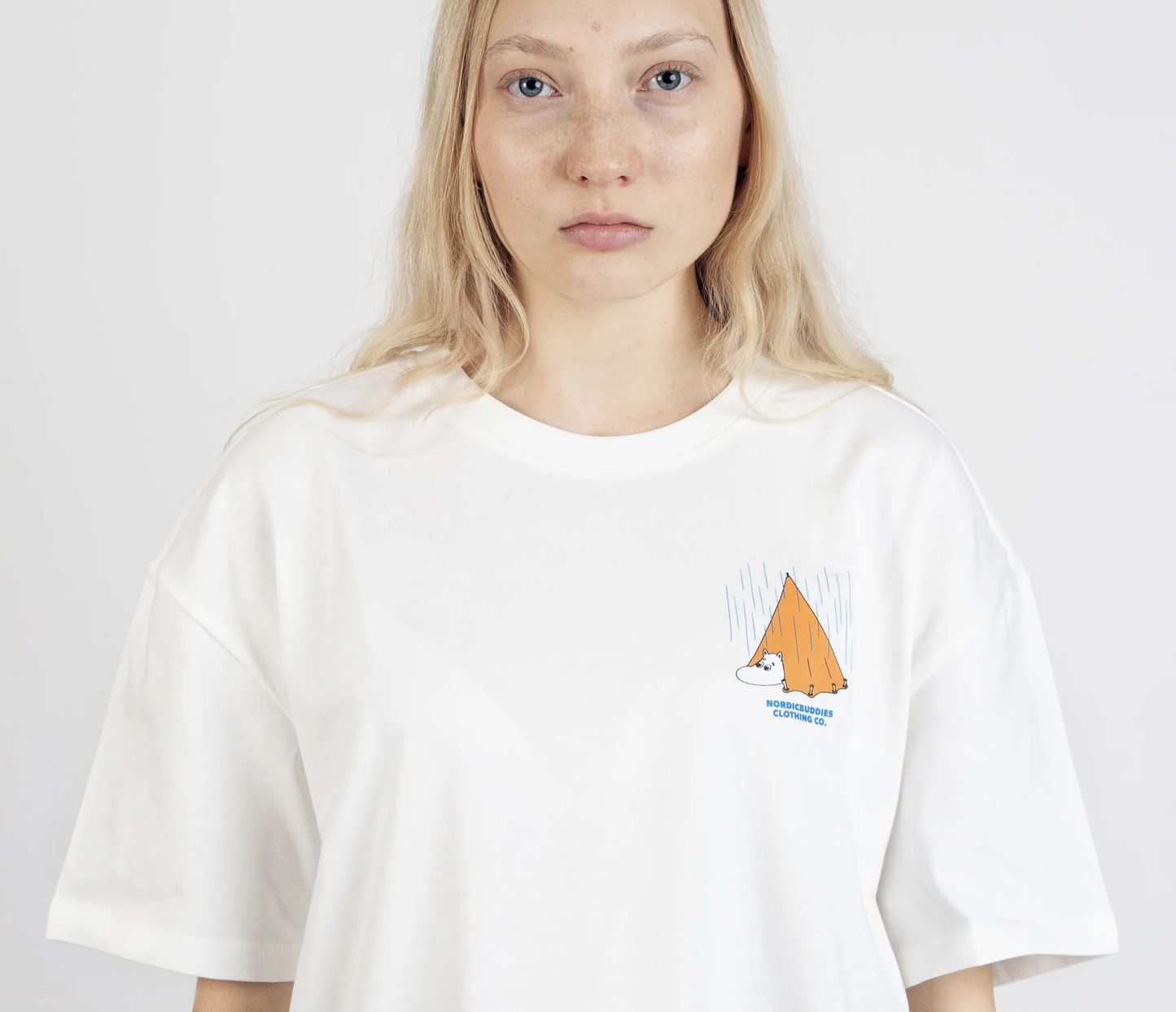 Mumin Adventure T-Shirt Unisex - Vit