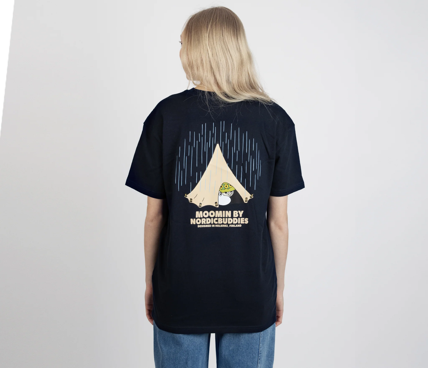 Mumin Adventure T-Shirt Unisex - Marinblå