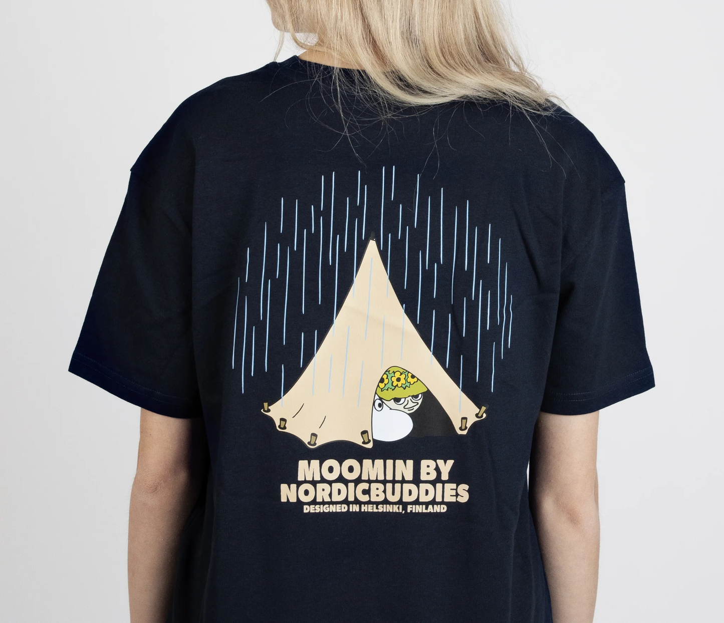 Mumin Adventure T-Shirt Unisex - Marinblå