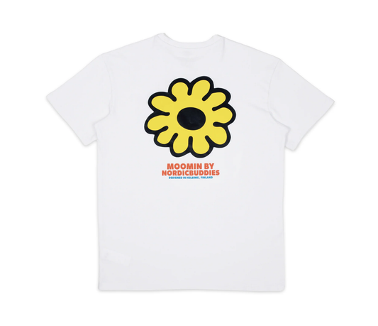 Mumintrollets blomma T-Shirt Unisex - vit