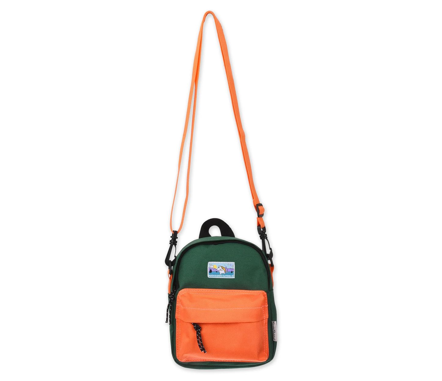 Mumintroll Adventure Cross Body Bag - Mörkgrön och Orange